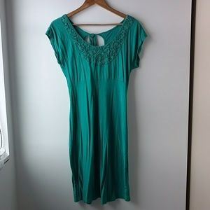Aventura teal dress